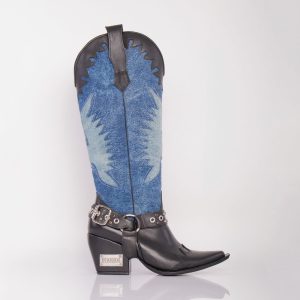 Bota Texana Aramis Denim Black