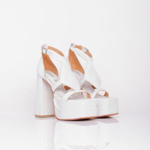 Sandalia Balerica White