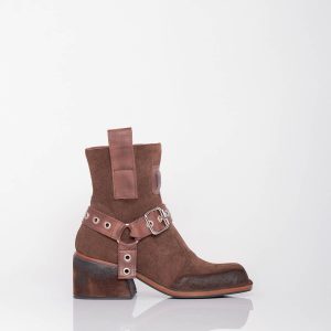 Botineta Godda Gamuza Choco