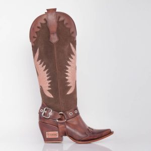 Bota Texana Mandra Choco Cobre