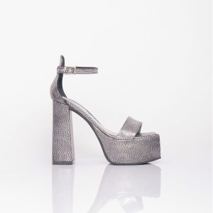 Sandalia Oddar Silver Black