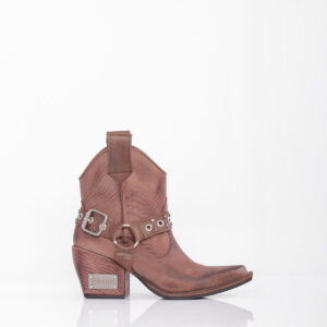Bota Texana Dina Anaconda Choco